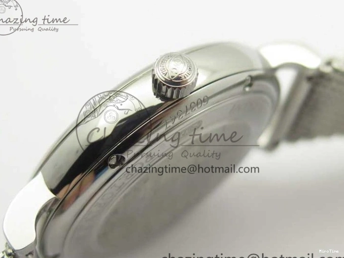 MIROTIME 0307 Portofino IW356501 SS V3 MK 1:1 Best Edition Blue Dial On SS Mesh Bracelet MIYOTA Timeless 7194